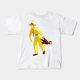 Curious George Man In The Yellow Hat 6 Kids T-Shirt